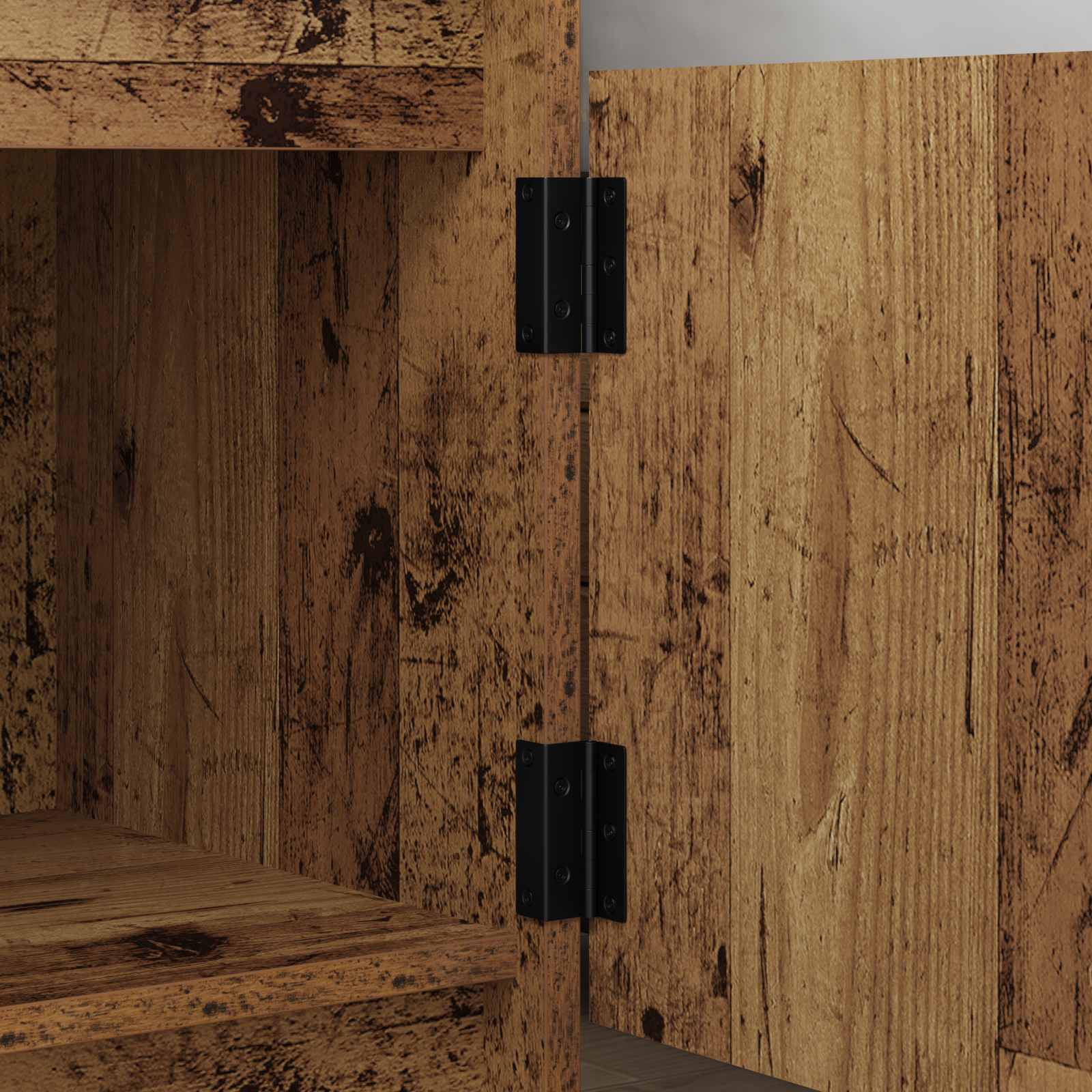 vidaXL Zawias 537 pcs Czarny 38 x 17 x 60 mm Żelazo