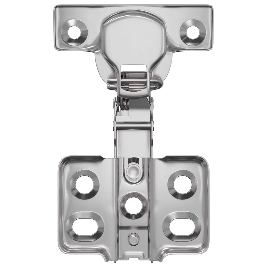 vidaXL Zawias 2 pcs Nikiel 85 x 52,5 x 9,5 mm Żelazo