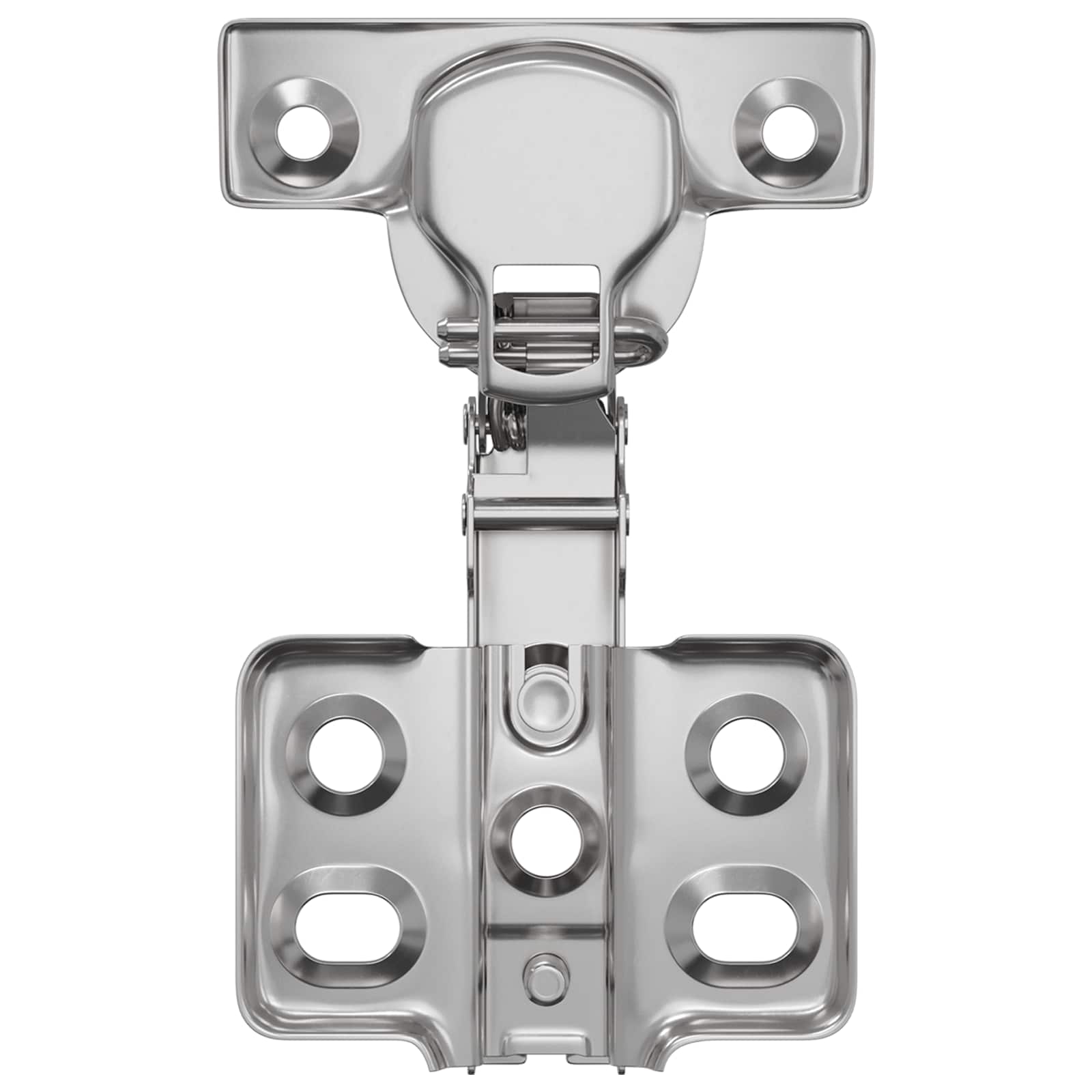 vidaXL Zawias 2 pcs Nikiel 85 x 52,5 x 9,5 mm Żelazo