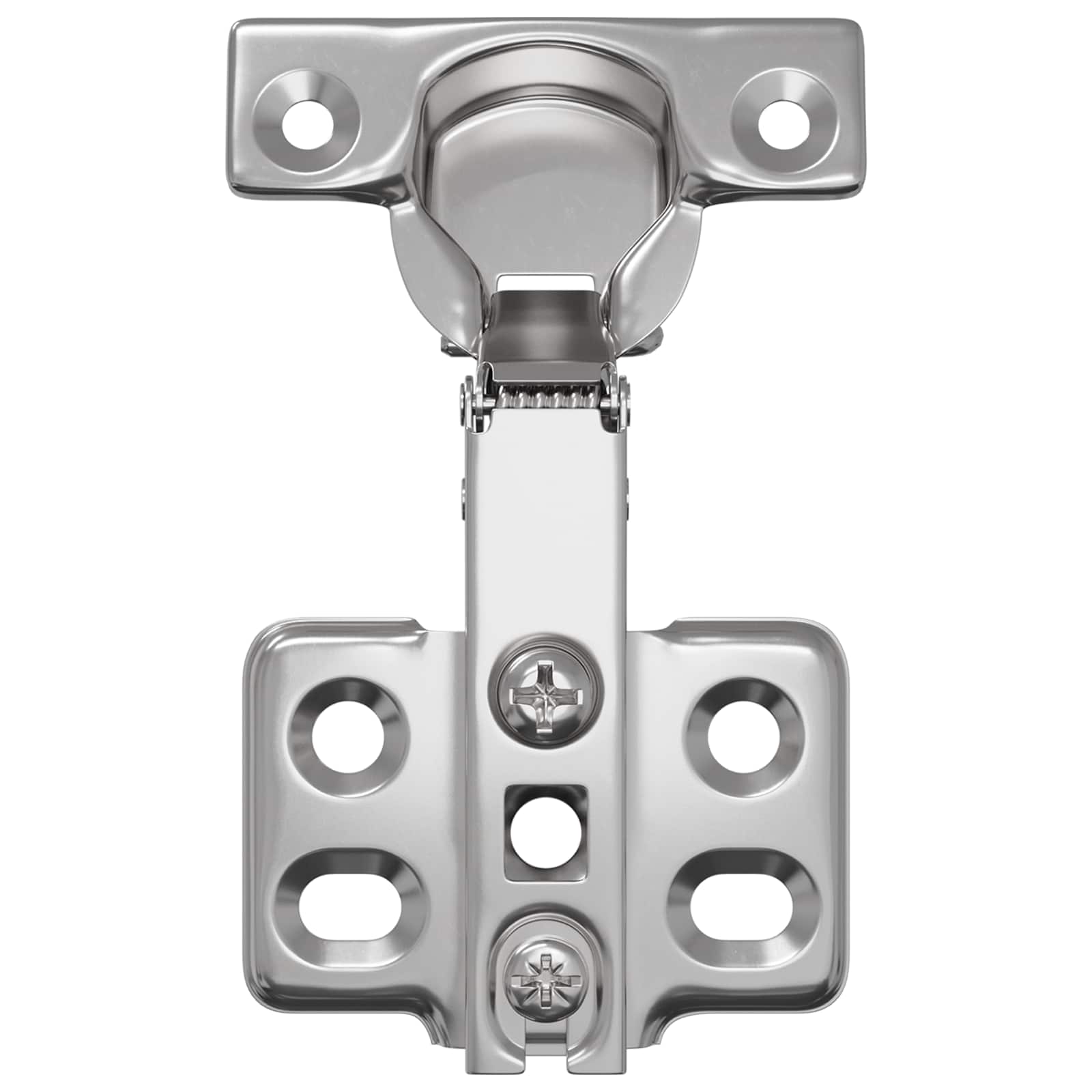 vidaXL Zawias 2 pcs Nikiel 85 x 52,5 x 9,5 mm Żelazo