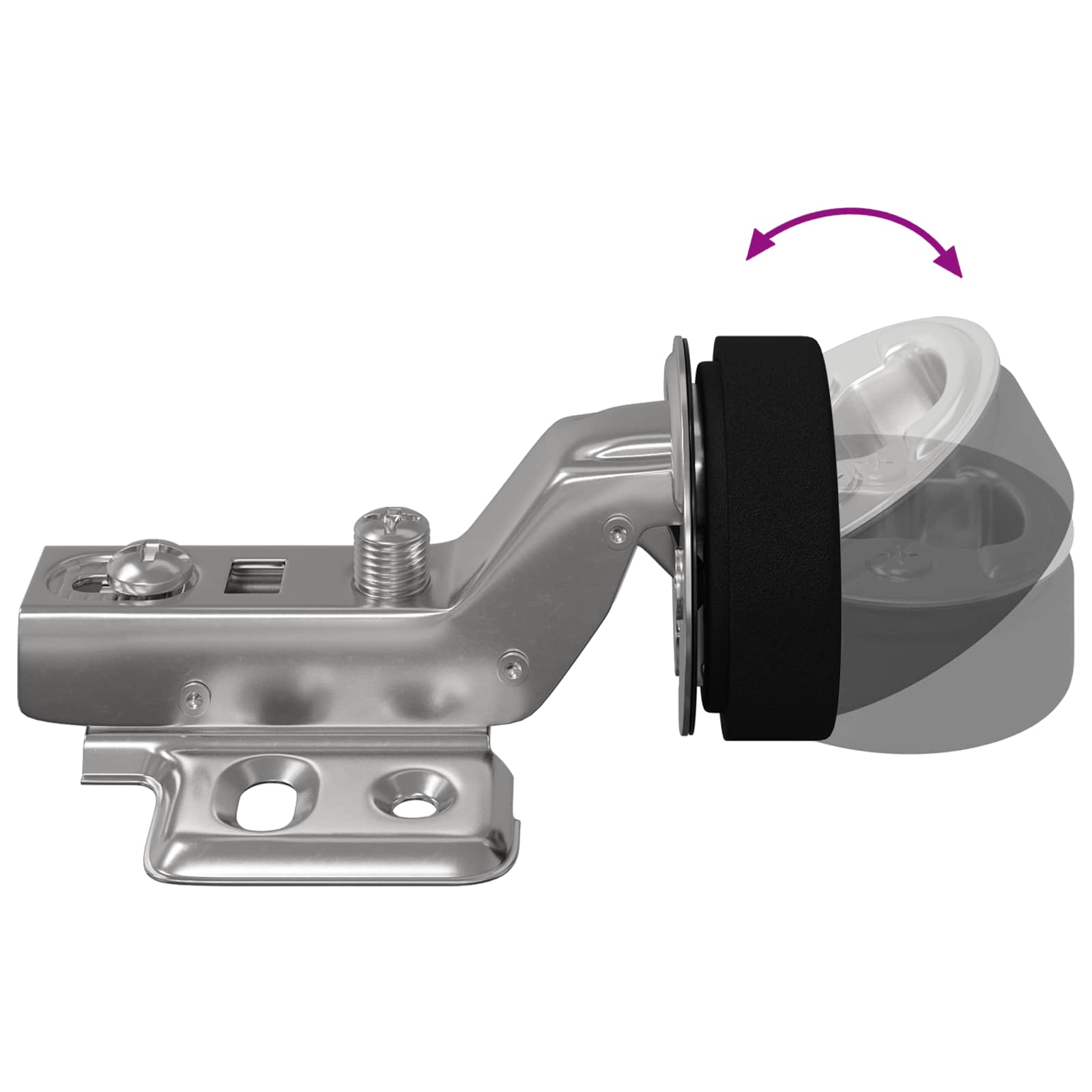 vidaXL Zawias 12 pcs Srebrny 35 mm Żelazo