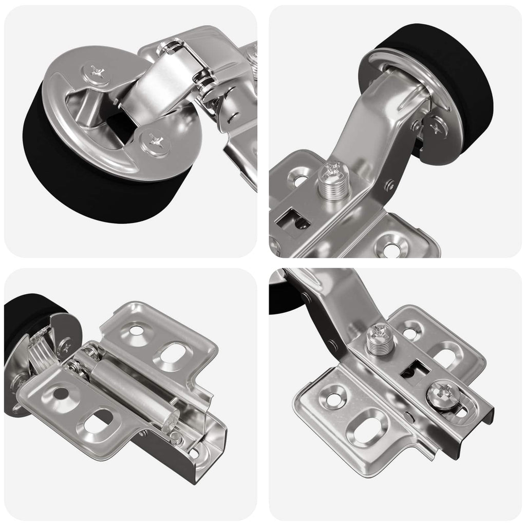vidaXL Zawias 123 pcs Srebrny 35 mm Żelazo