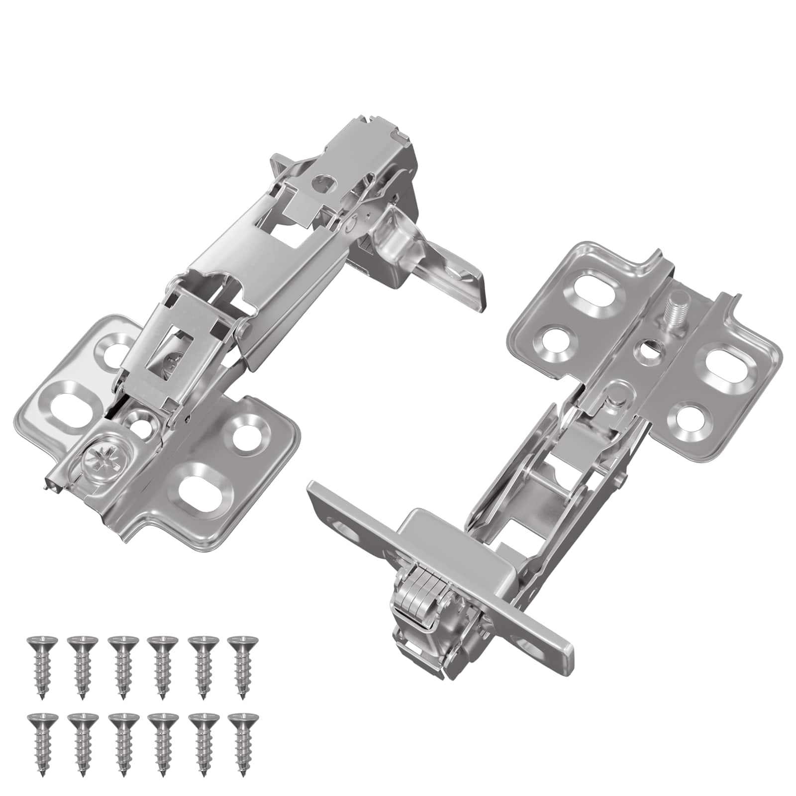 vidaXL Zawias 2 pcs Nikiel 139 x 64,1 x 10 mm Żelazo
