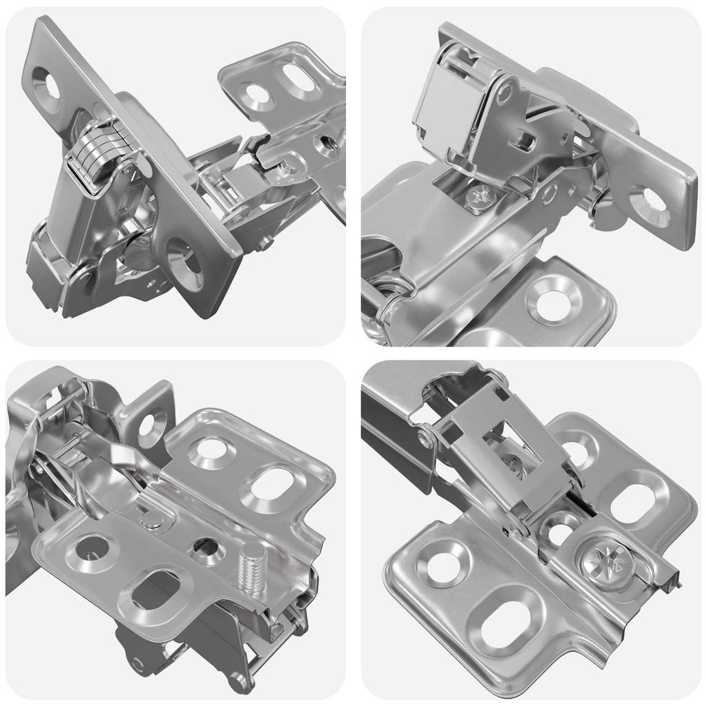 vidaXL Zawias 126 pcs Nikiel 139 x 64,1 x 10 mm Żelazo