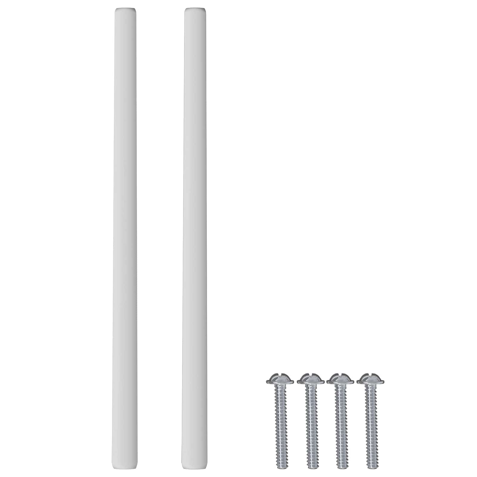 vidaXL Uchwyt Gładki 12 pcs Srebrny 105.7 x 7.4 x 15.5 mm Aluminium