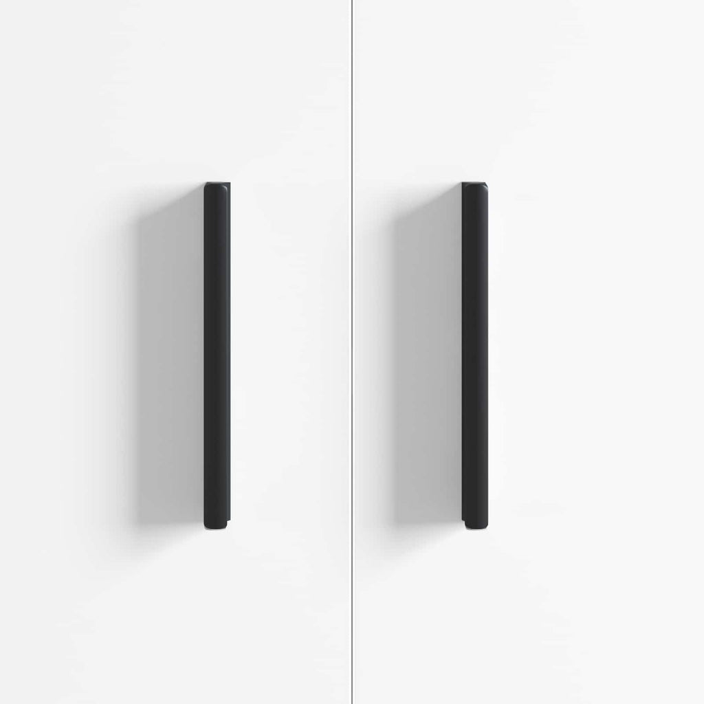 vidaXL Uchwyt 973 pcs Czarny 106 x 7,4 x 15,5 mm Aluminium
