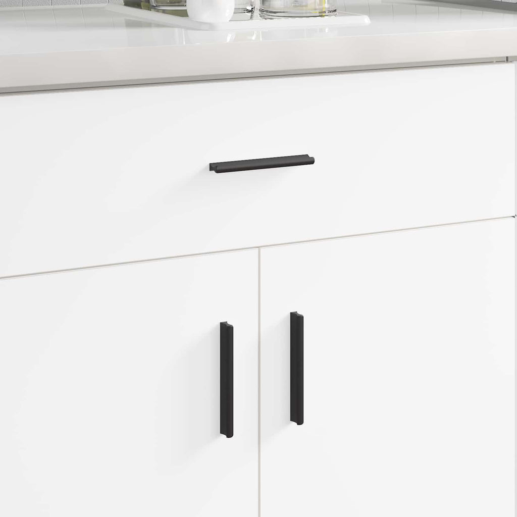 vidaXL Uchwyt 973 pcs Czarny 106 x 7,4 x 15,5 mm Aluminium
