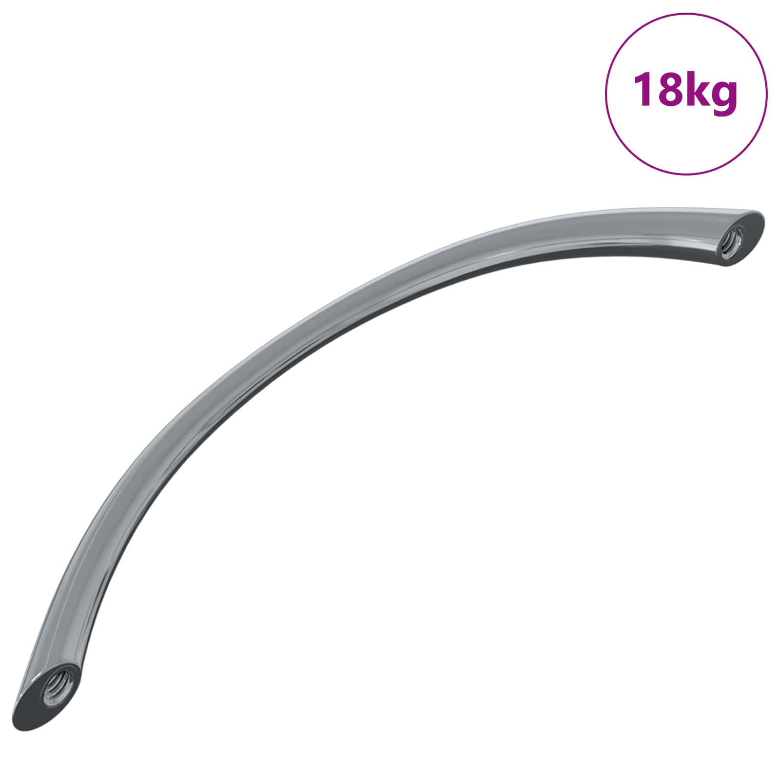 vidaXL Uchwyt 1385 pcs Srebrny 107 x 3.6 x 23 mm Stal nierdzewna
