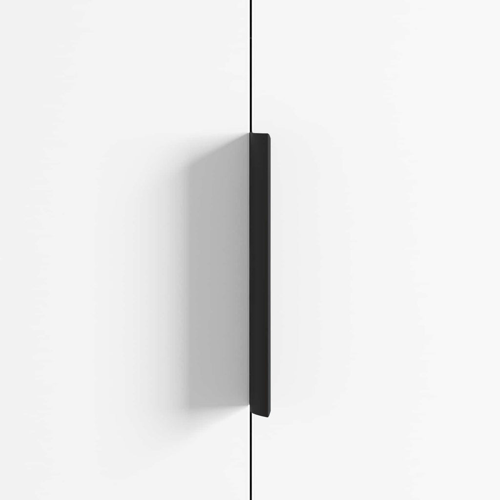 vidaXL Uchwyt 2 pcs Czarny 120 x 39.6 x 17 mm Aluminium