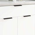 vidaXL Uchwyt 12 pcs Czarny 120 x 39.6 x 17 mm Aluminium