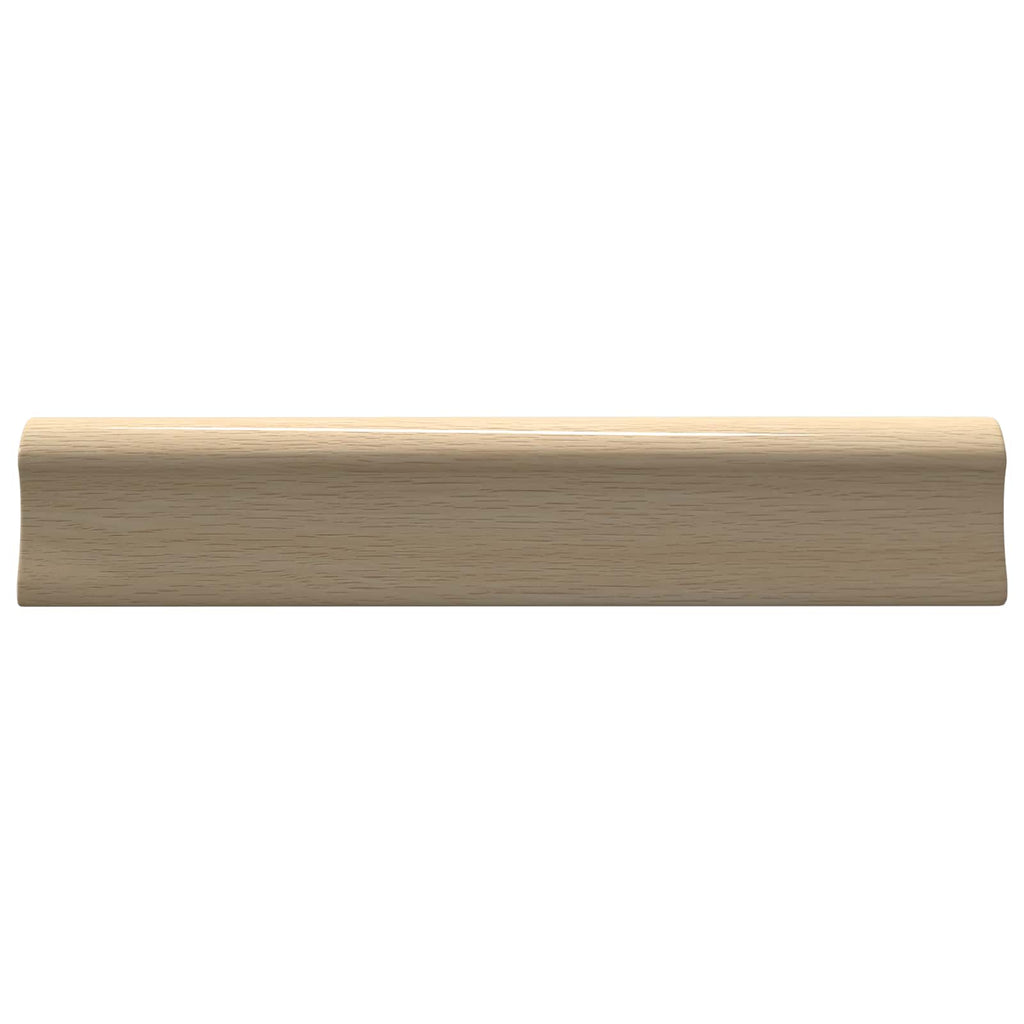 vidaXL Prosty uchwyt 2 pcs Naturalny kolor drewna 130 x 25 x 30 mm