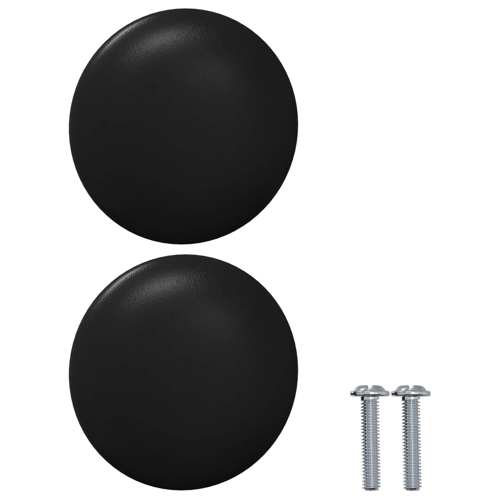 vidaXL Uchwyt 1461 pcs Czarny Ø30 mm Aluminium