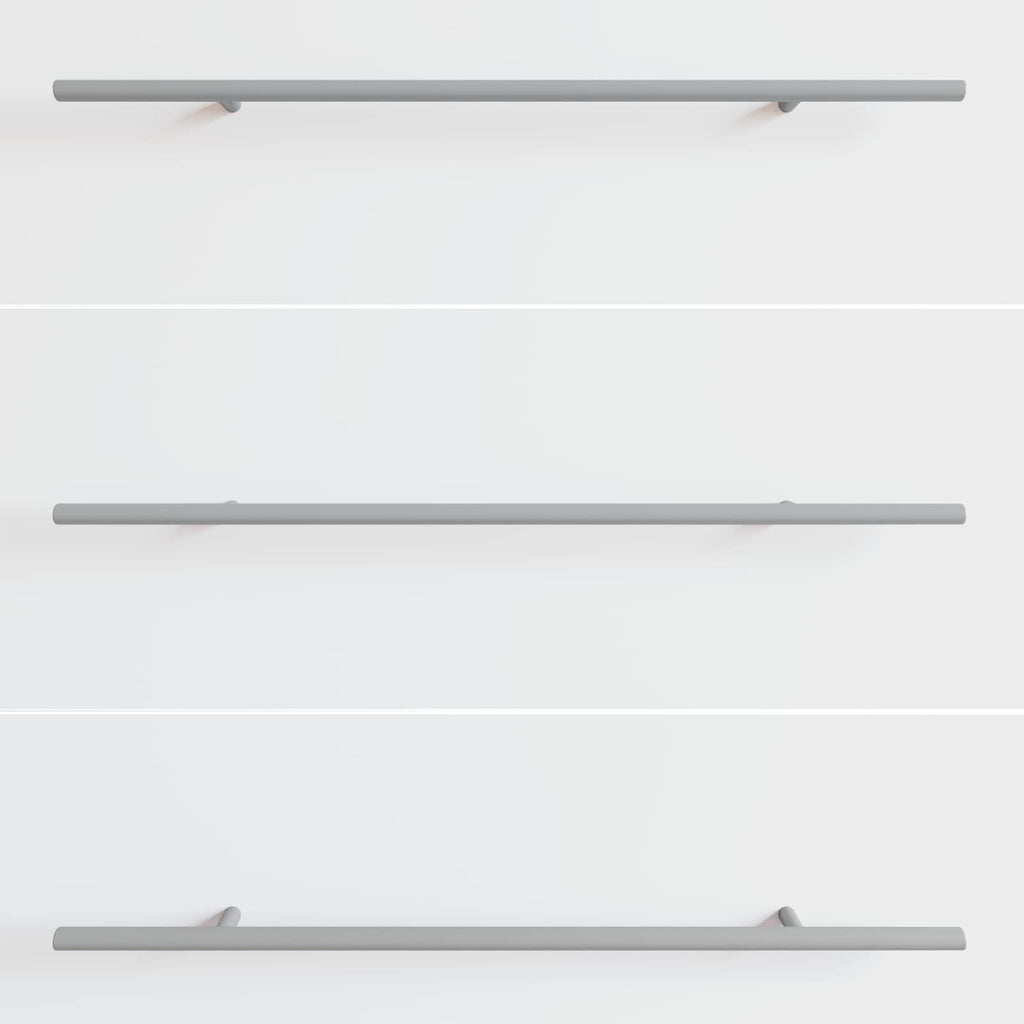 vidaXL Uchwyt 2 pcs Srebrny 500 mm Stal