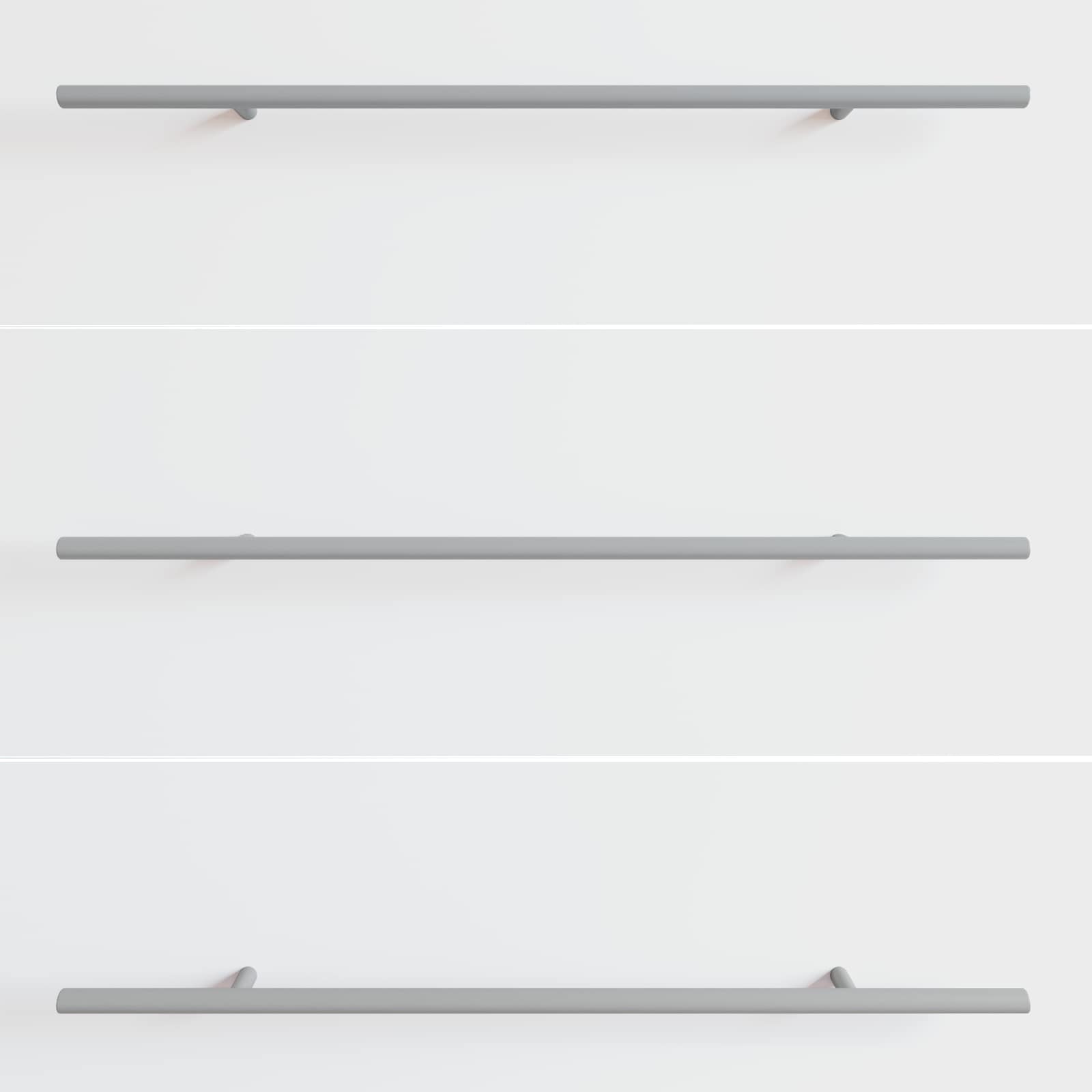 vidaXL Uchwyt 2 pcs Srebrny 500 mm Stal