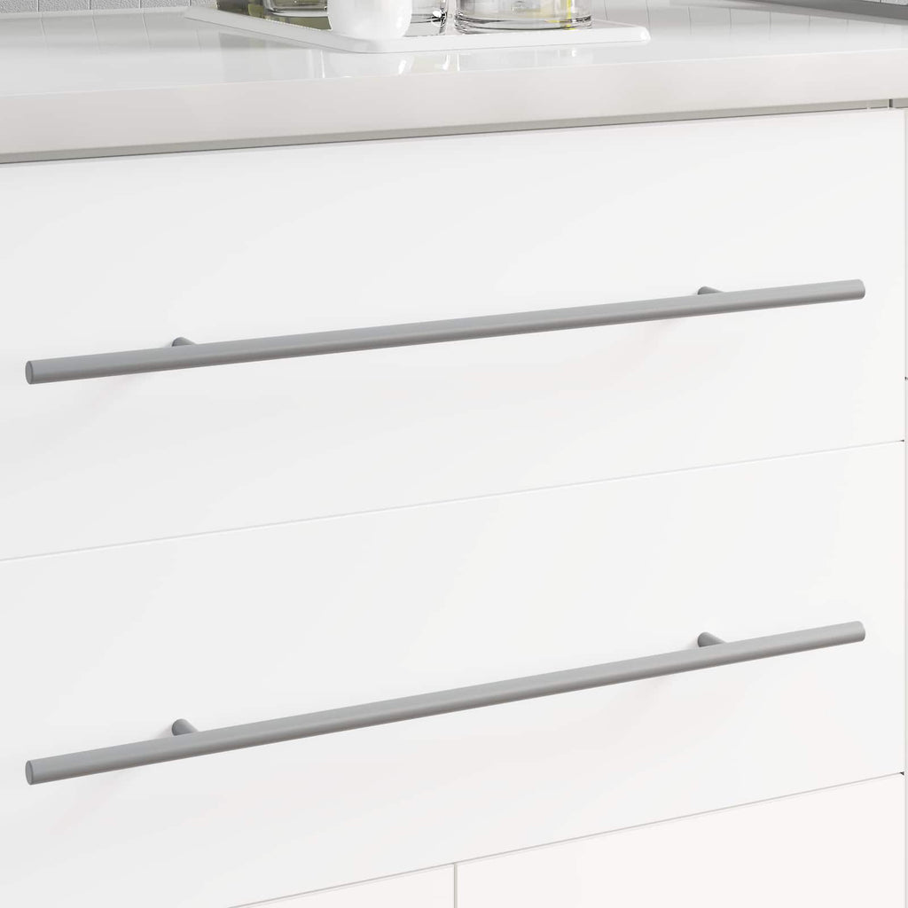 vidaXL Uchwyt 12 pcs Srebrny 500 mm Stal