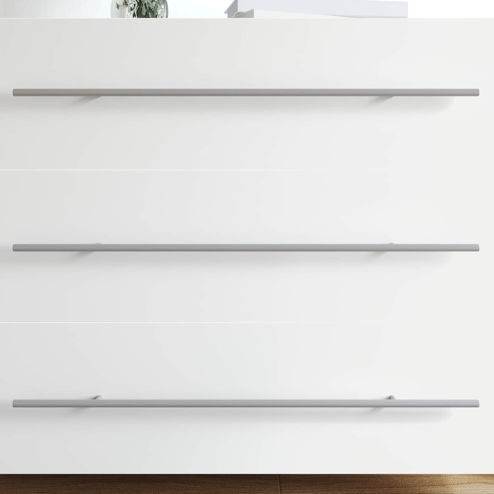 vidaXL Uchwyt do szafki 2 szt. Srebrny 700mm Stal nierdzewna