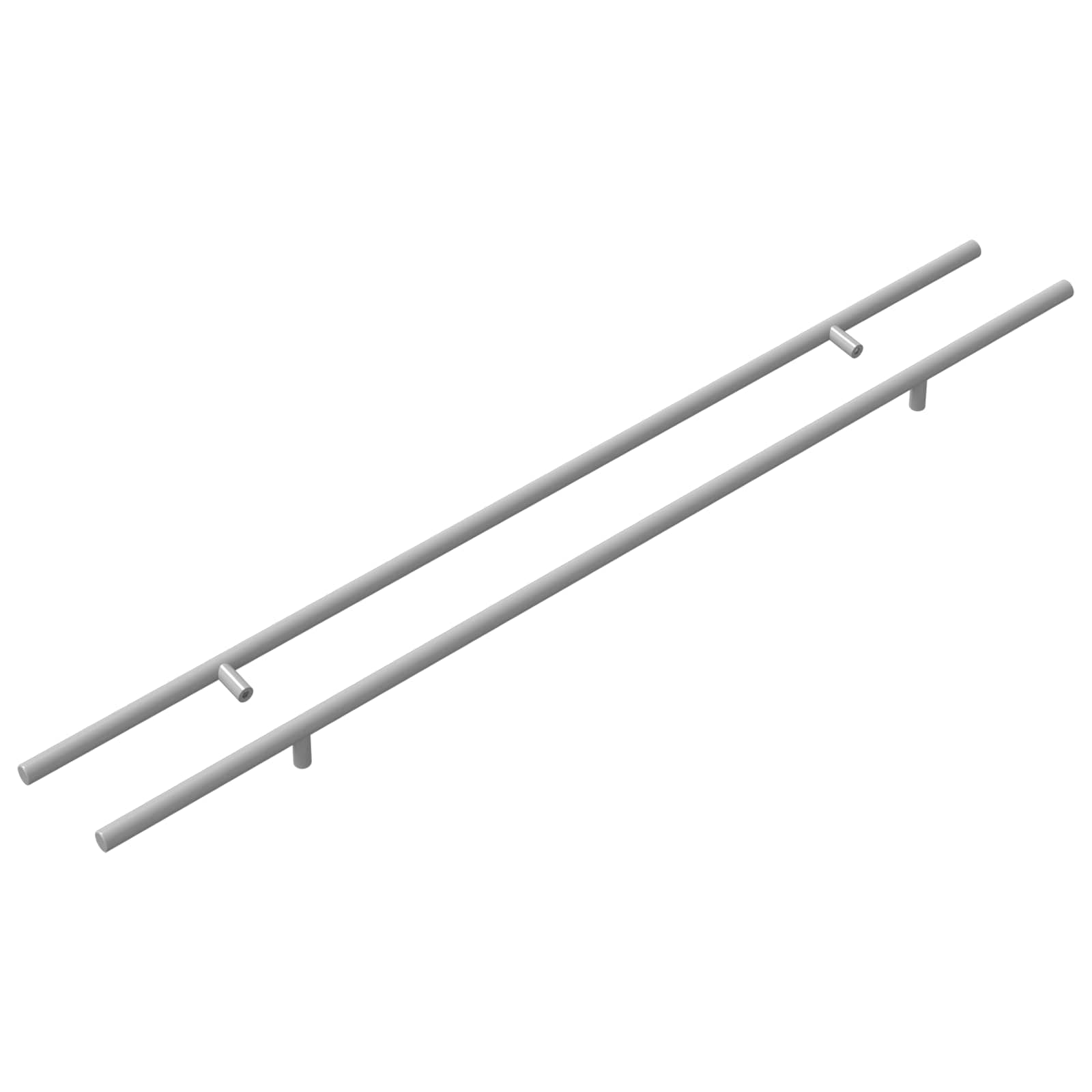 vidaXL Uchwyt do szafki 2 pcs Srebrny 700mm Stal nierdzewna