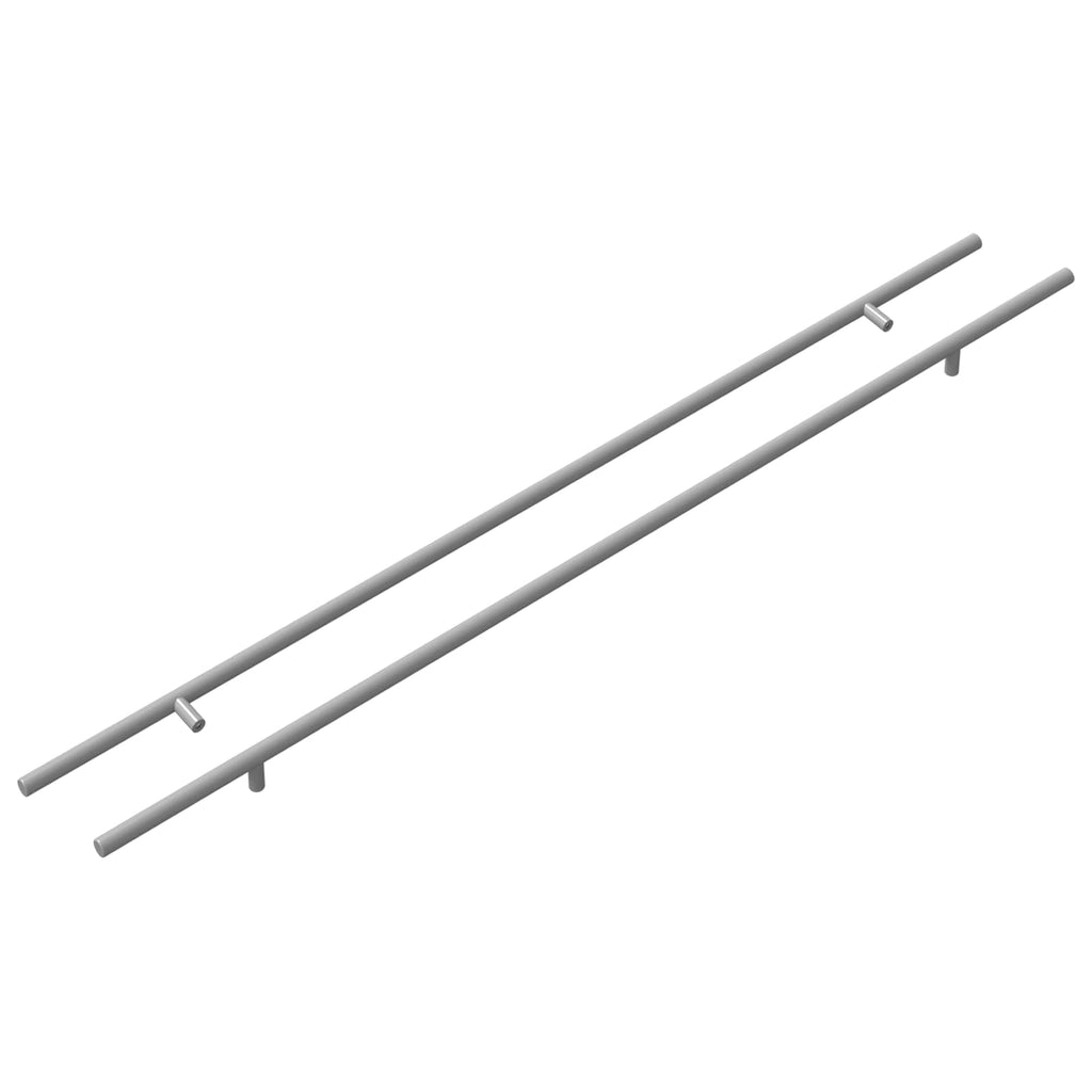 vidaXL Uchwyt do szafki 2 pcs Srebrny 800 mm Stal nierdzewna