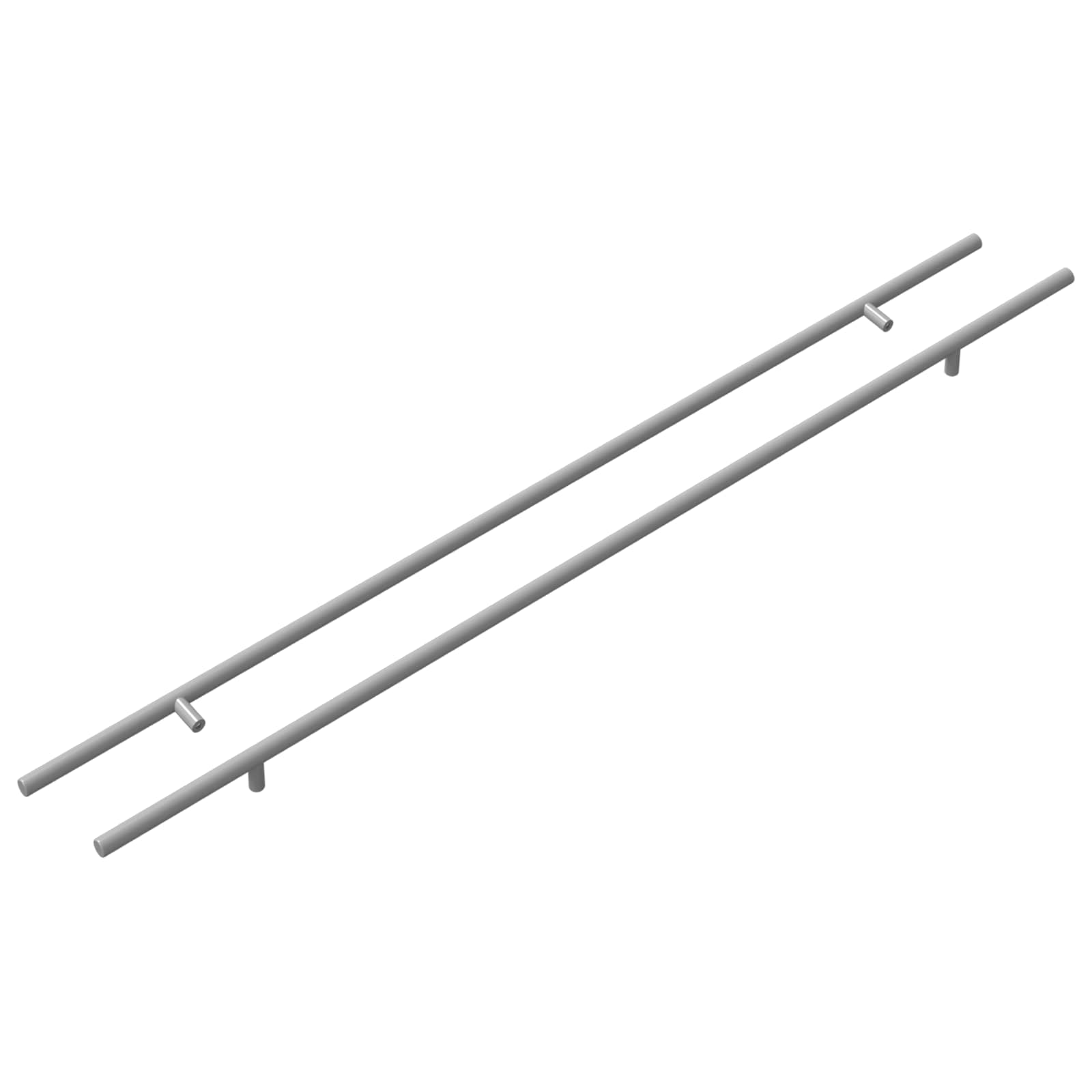 vidaXL Uchwyt do szafki 2 pcs Srebrny 800 mm Stal nierdzewna