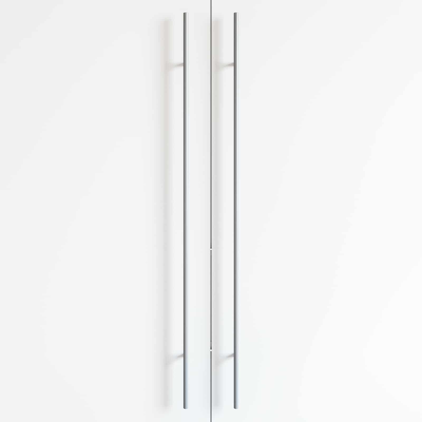 vidaXL Uchwyt do szafki 12 pcs Srebrny 900 mm Stal nierdzewna