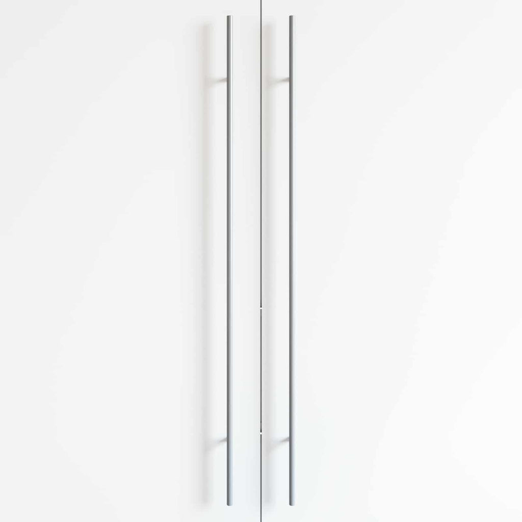 vidaXL Uchwyt do szafki 12 szt. Srebrny 900 mm Stal nierdzewna