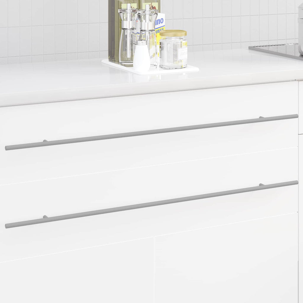 vidaXL Uchwyt do szafki 12 szt. Srebrny 900 mm Stal nierdzewna