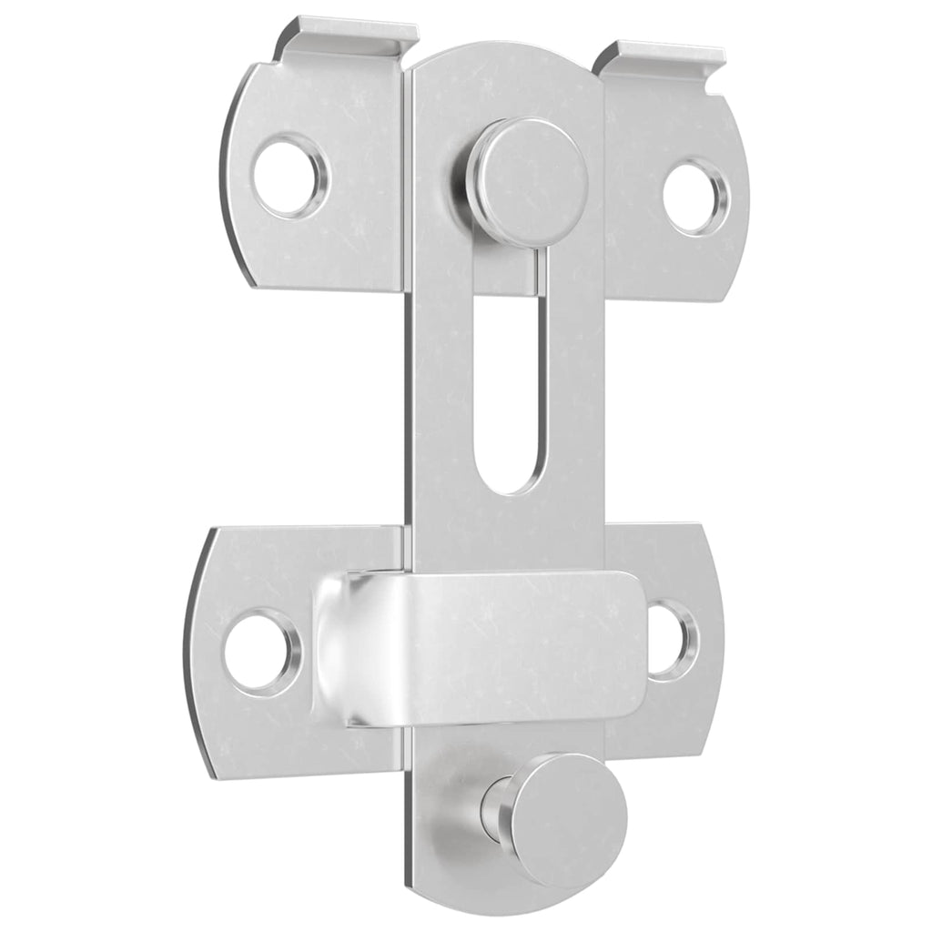 vidaXL Zamek drzwiowy 423 pcs Srebrny 70 x 8 mm Stal