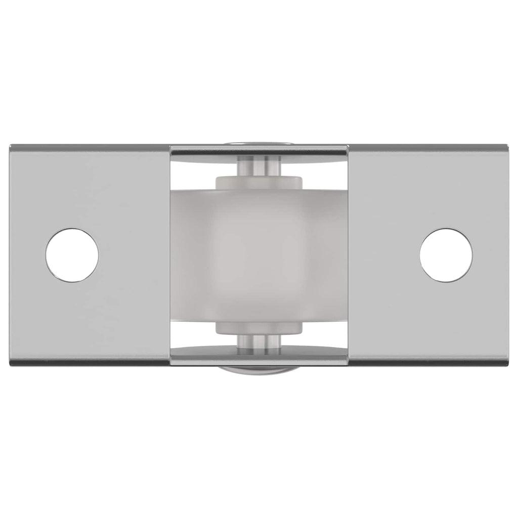 vidaXL Wózek 12 pcs Biały 42 x 11,5 x 29 mm Żelazo