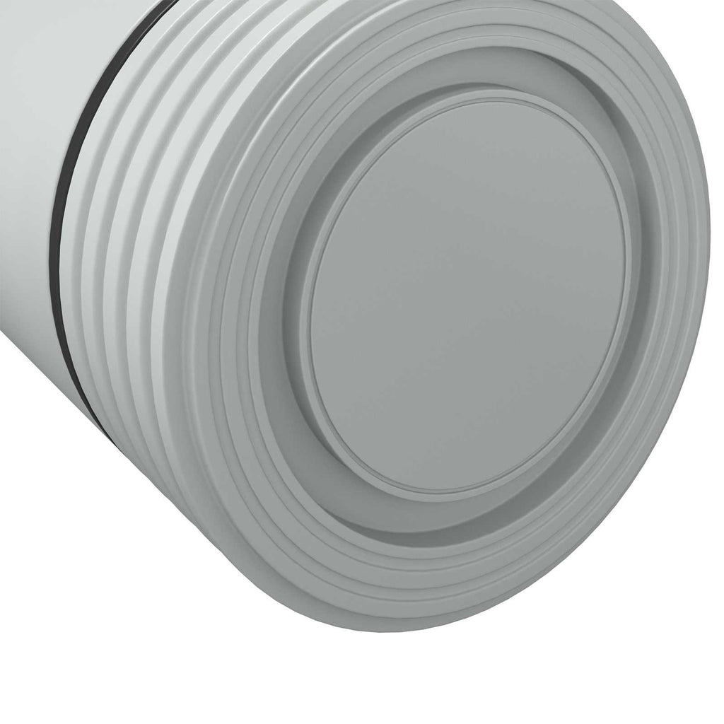vidaXL Nóżki meblowe Z regulacją 12 pcs Biały 64 x 64 x 100 mm PP