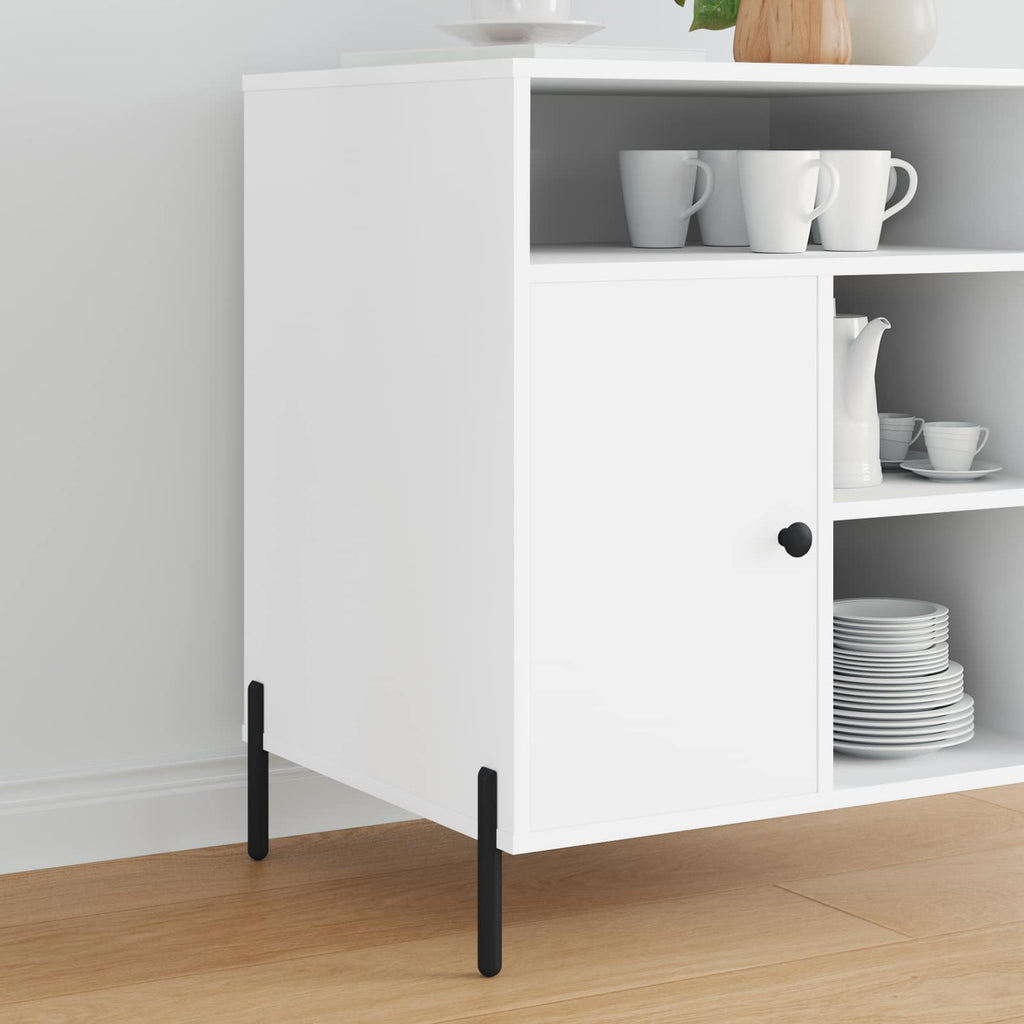 vidaXL Nóżki meblowe 12 pcs Czarny 66 x 36 x 160 mm Żelazo