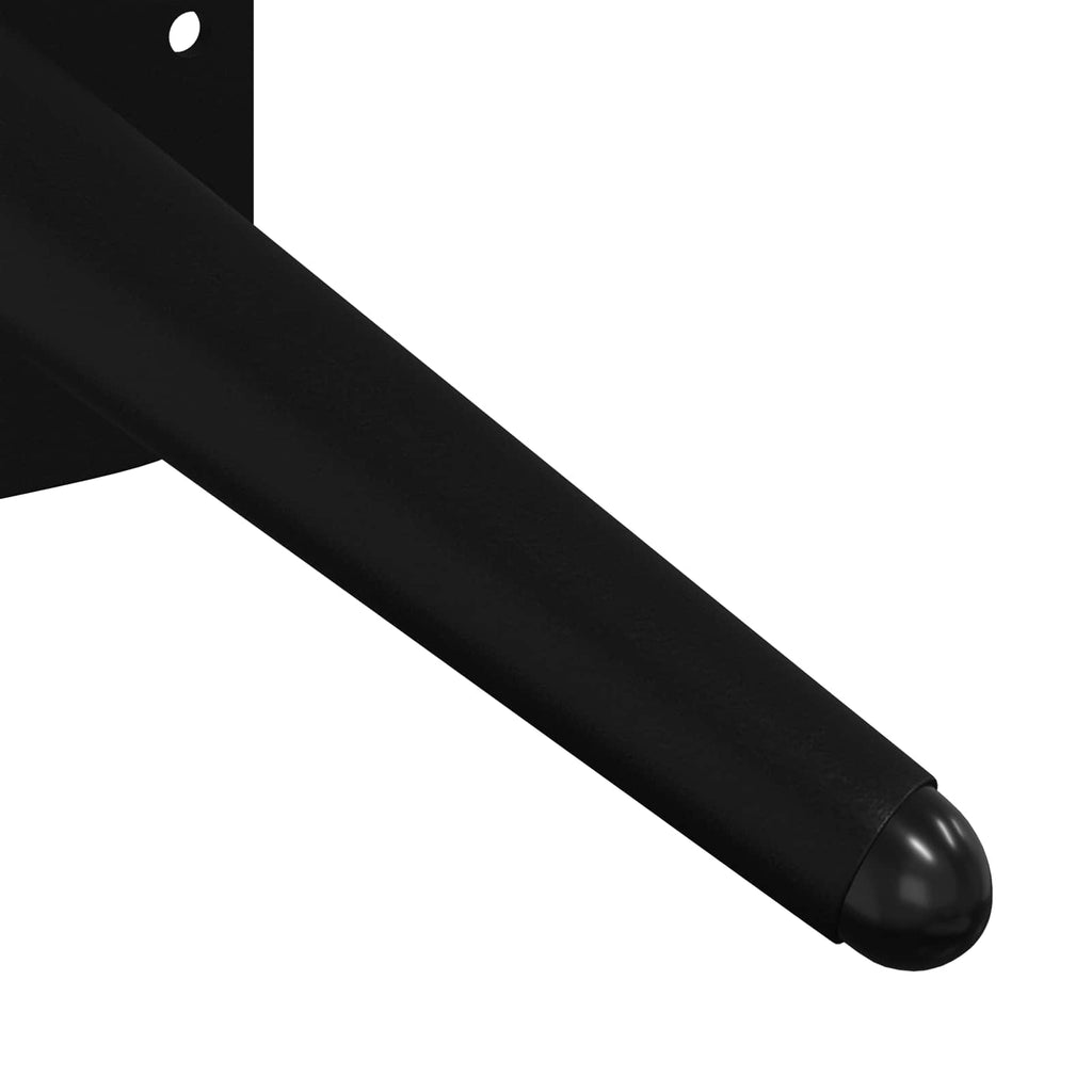 vidaXL Nogi Stojące 2 pcs Czarny 56 x 56 x 100 mm Żelazo