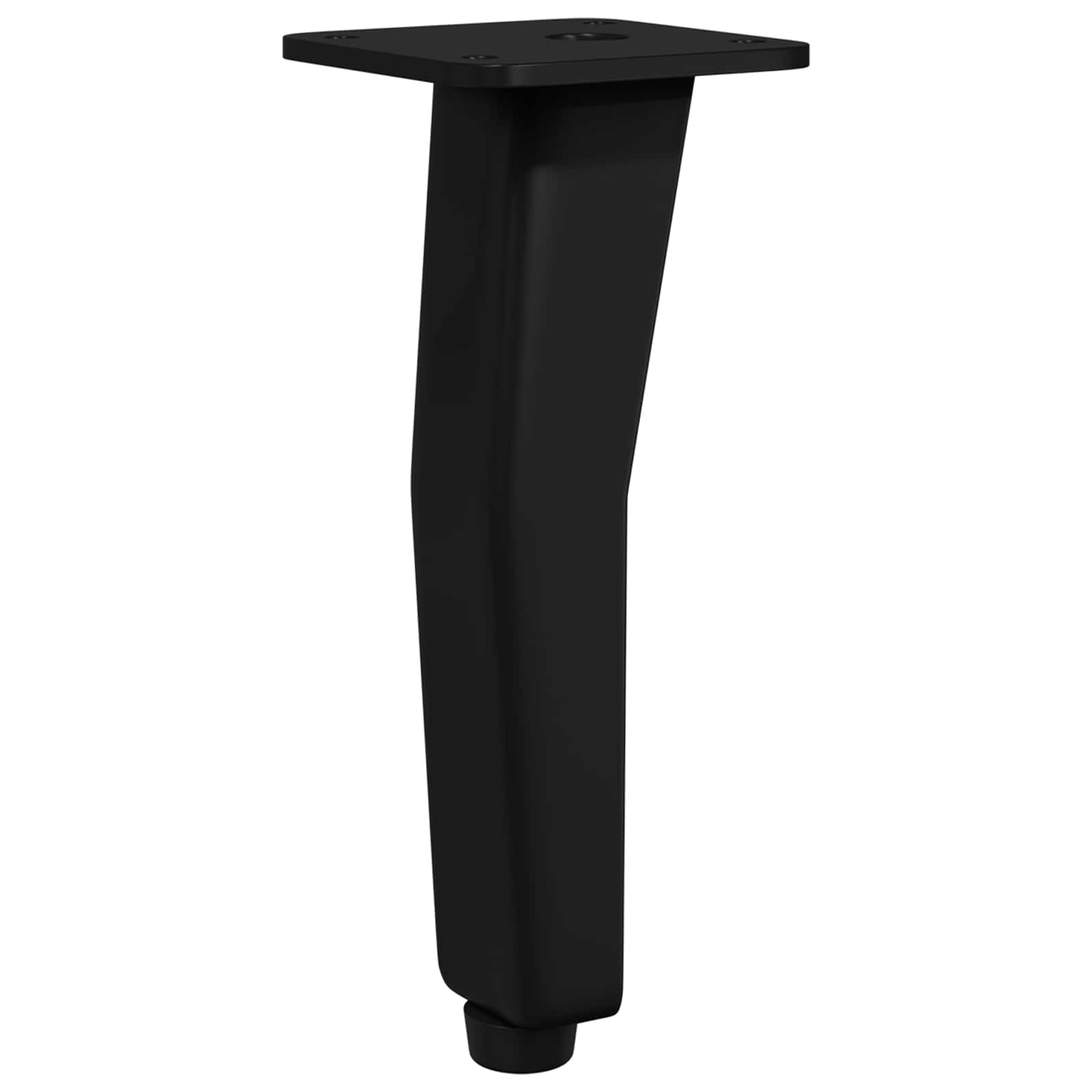 vidaXL Nogi Stojące 2 pcs Czarny 40 x 40 x 100 mm Żelazo