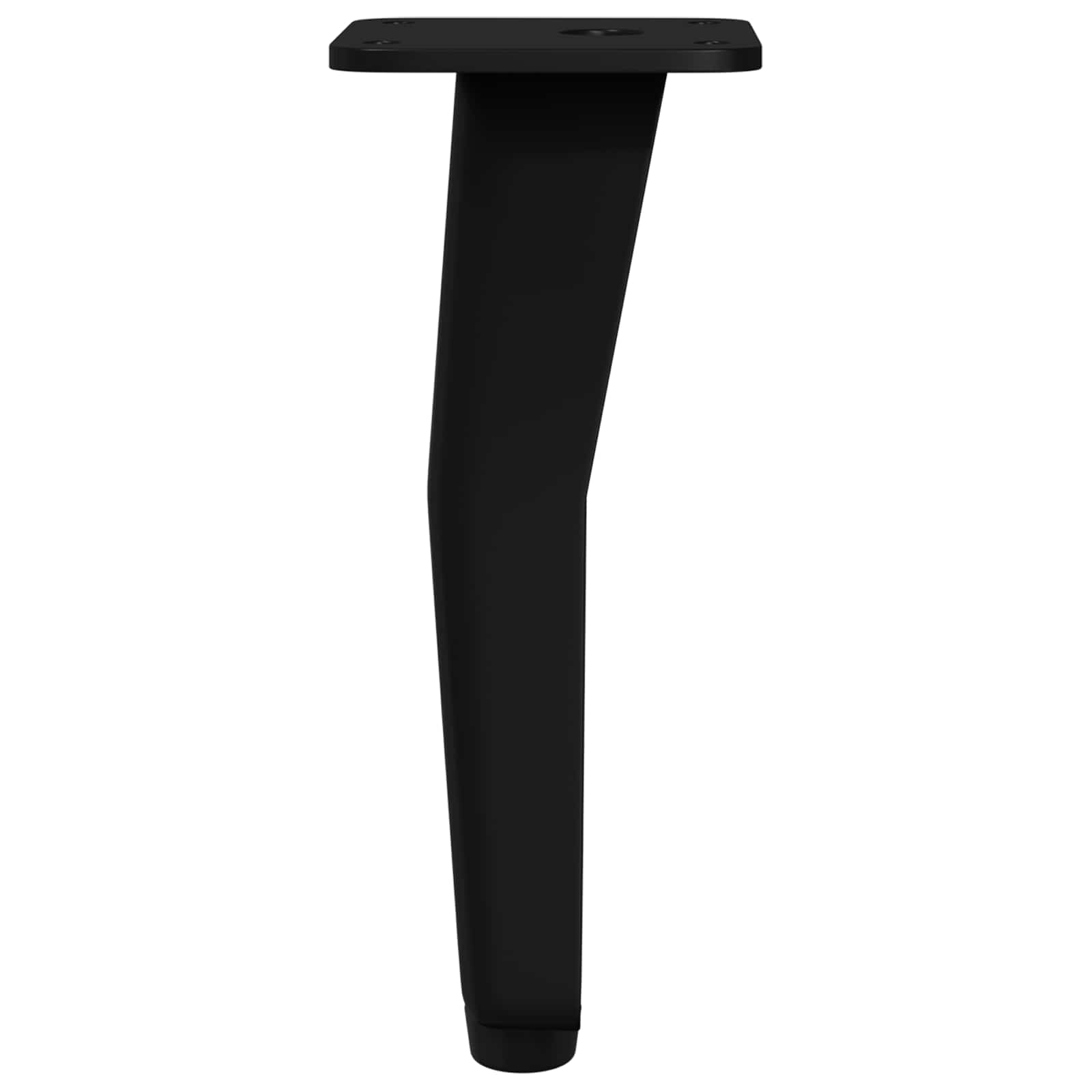 vidaXL Nogi Stojące 2 pcs Czarny 40 x 40 x 100 mm Żelazo