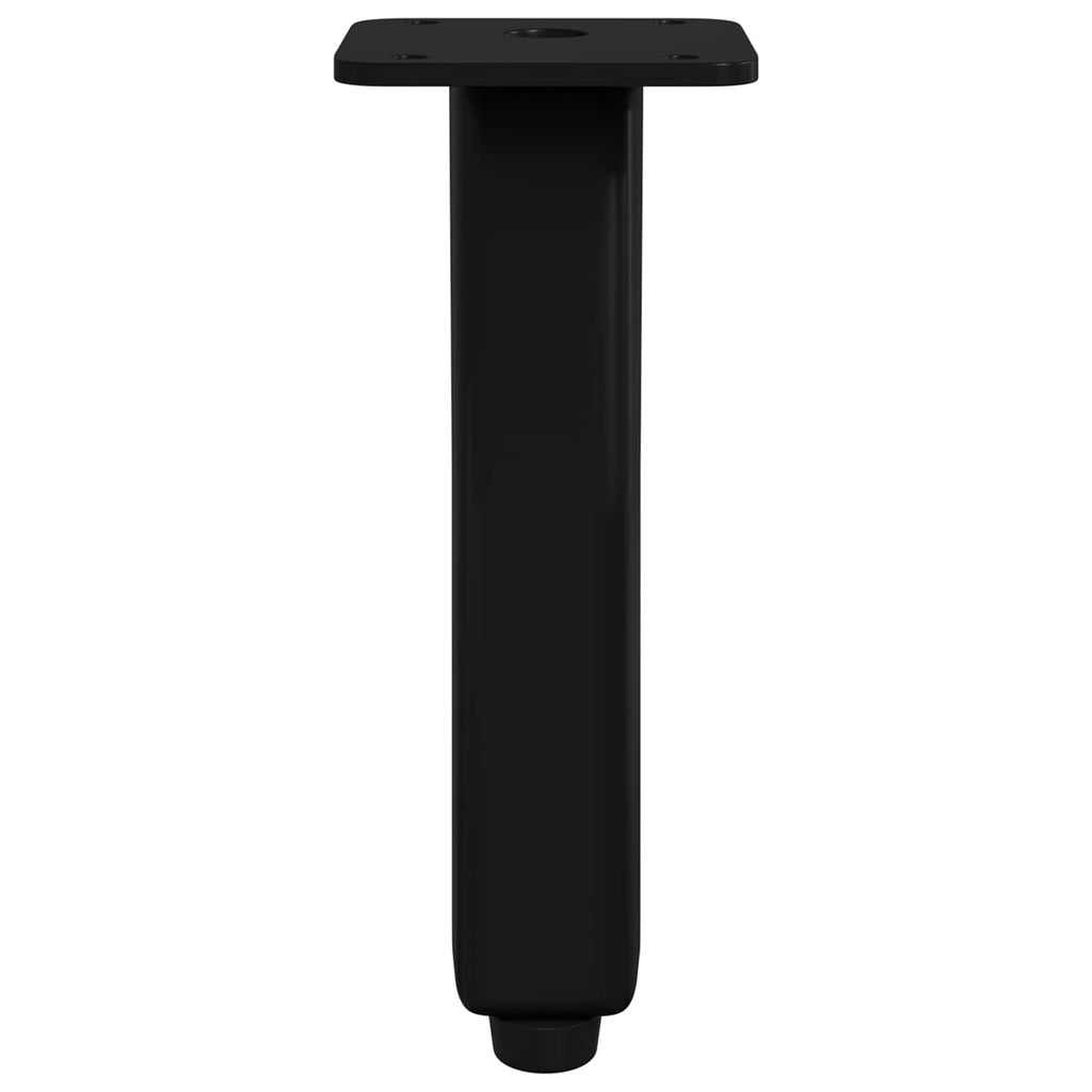 vidaXL Nogi Stojące 12 pcs Czarny 40 x 40 x 100 mm Żelazo