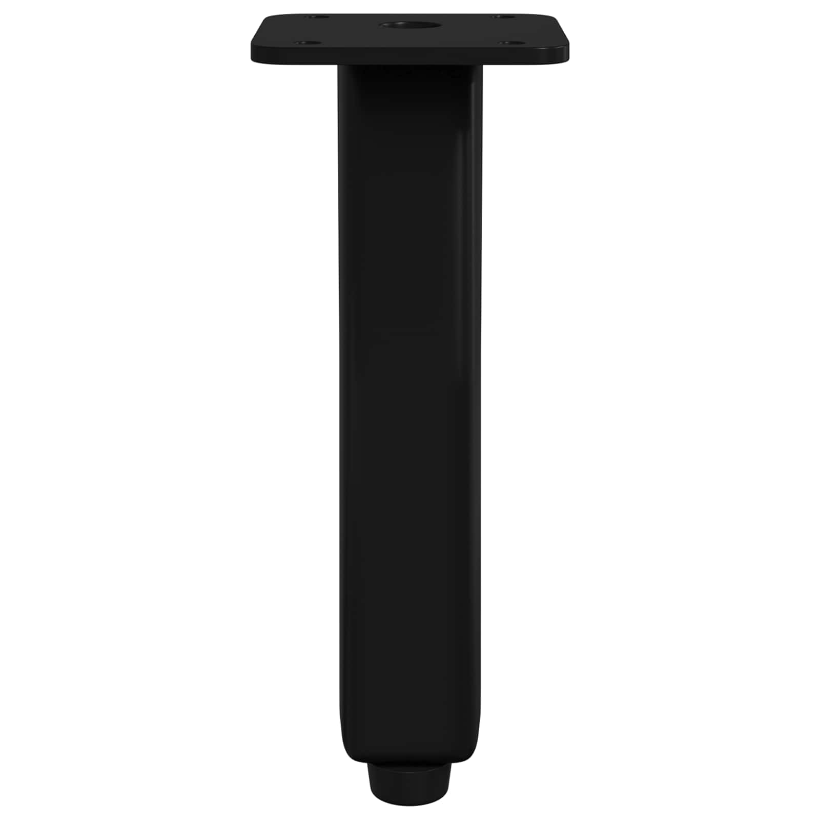 vidaXL Nogi Stojące 12 pcs Czarny 40 x 40 x 100 mm Żelazo