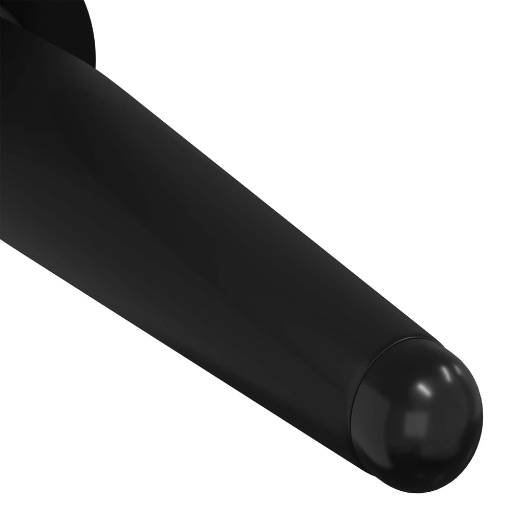 vidaXL Nóżki meblowe 12 pcs Czarny Ø 40 x 98 mm Żelazo