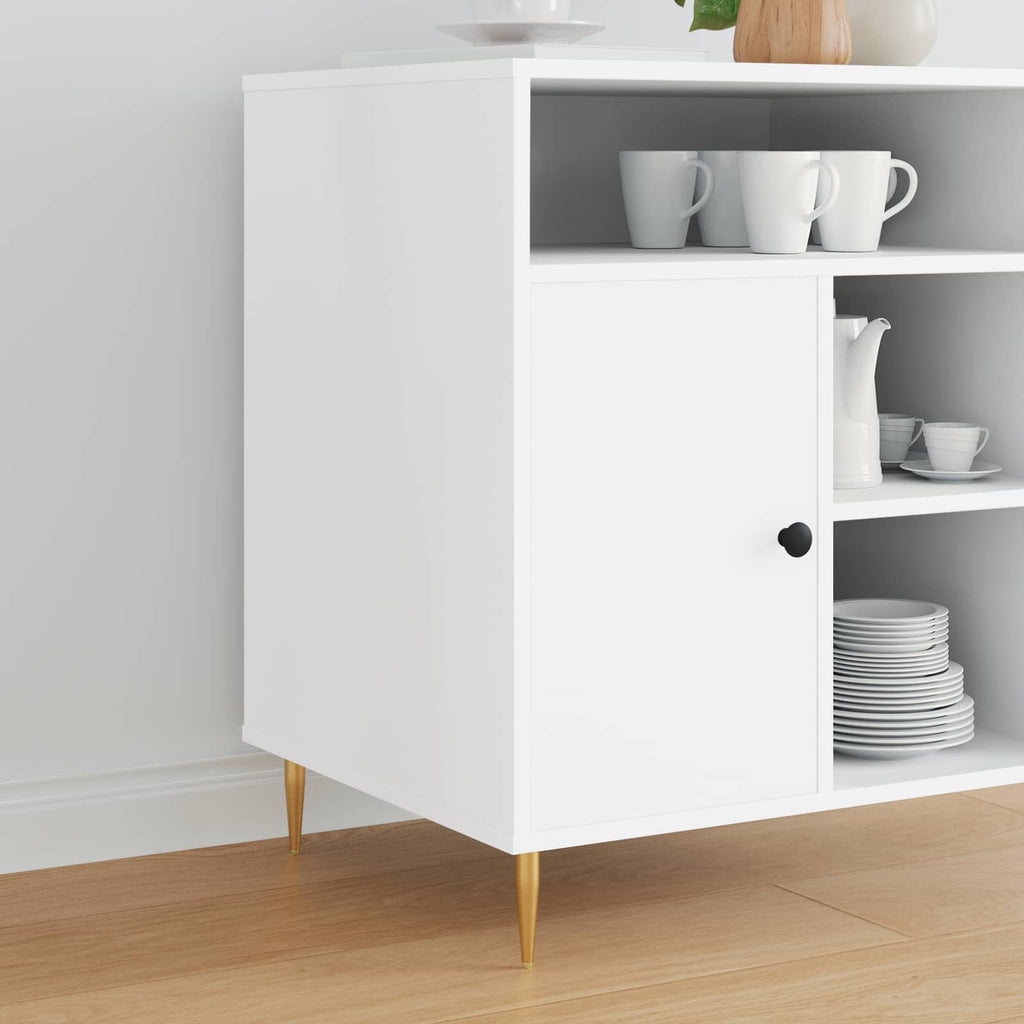 vidaXL Nogi Stojące 2 szt. złoty 98 x 40 mm Żelazo