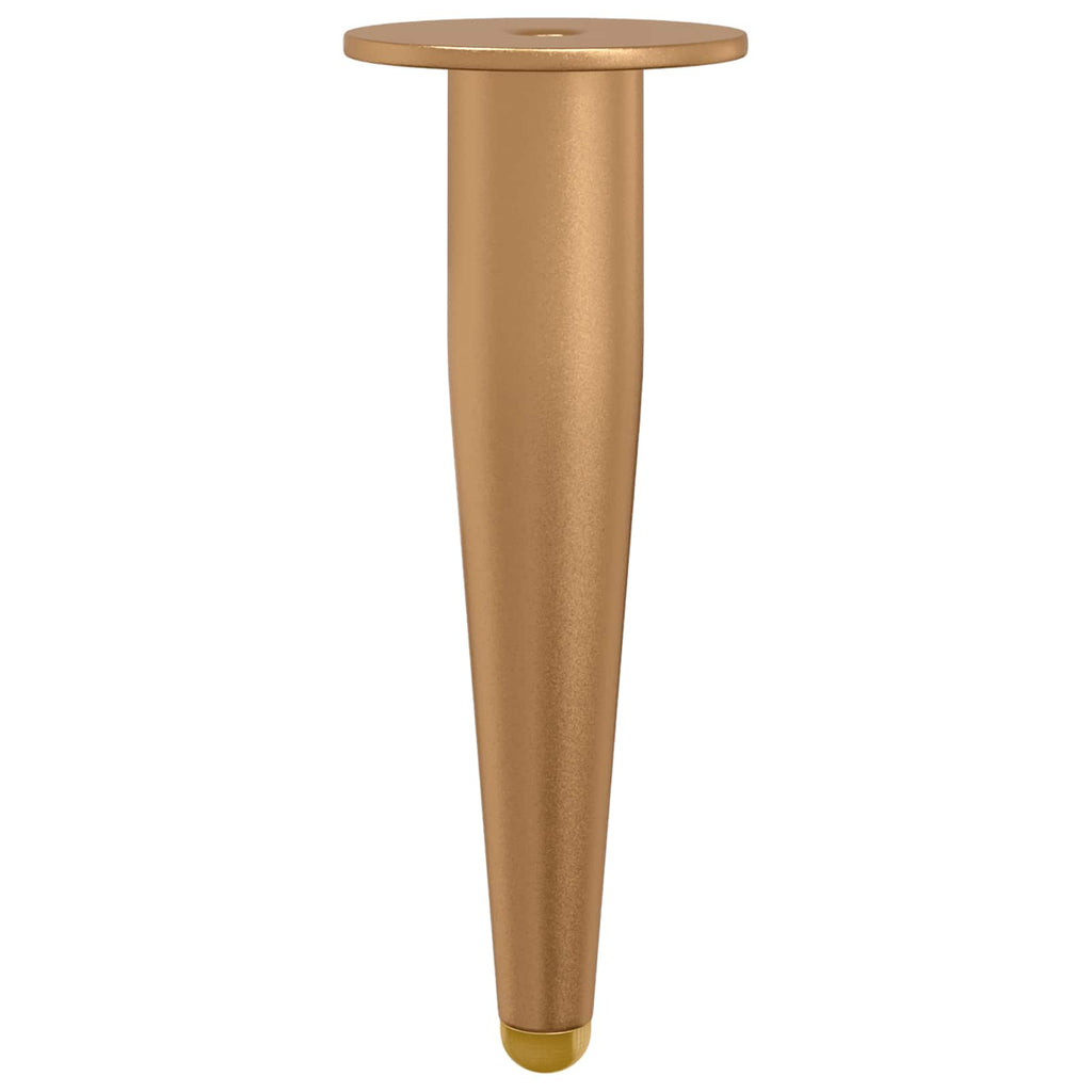 vidaXL Nogi Stojące 2 szt. złoty 98 x 40 mm Żelazo