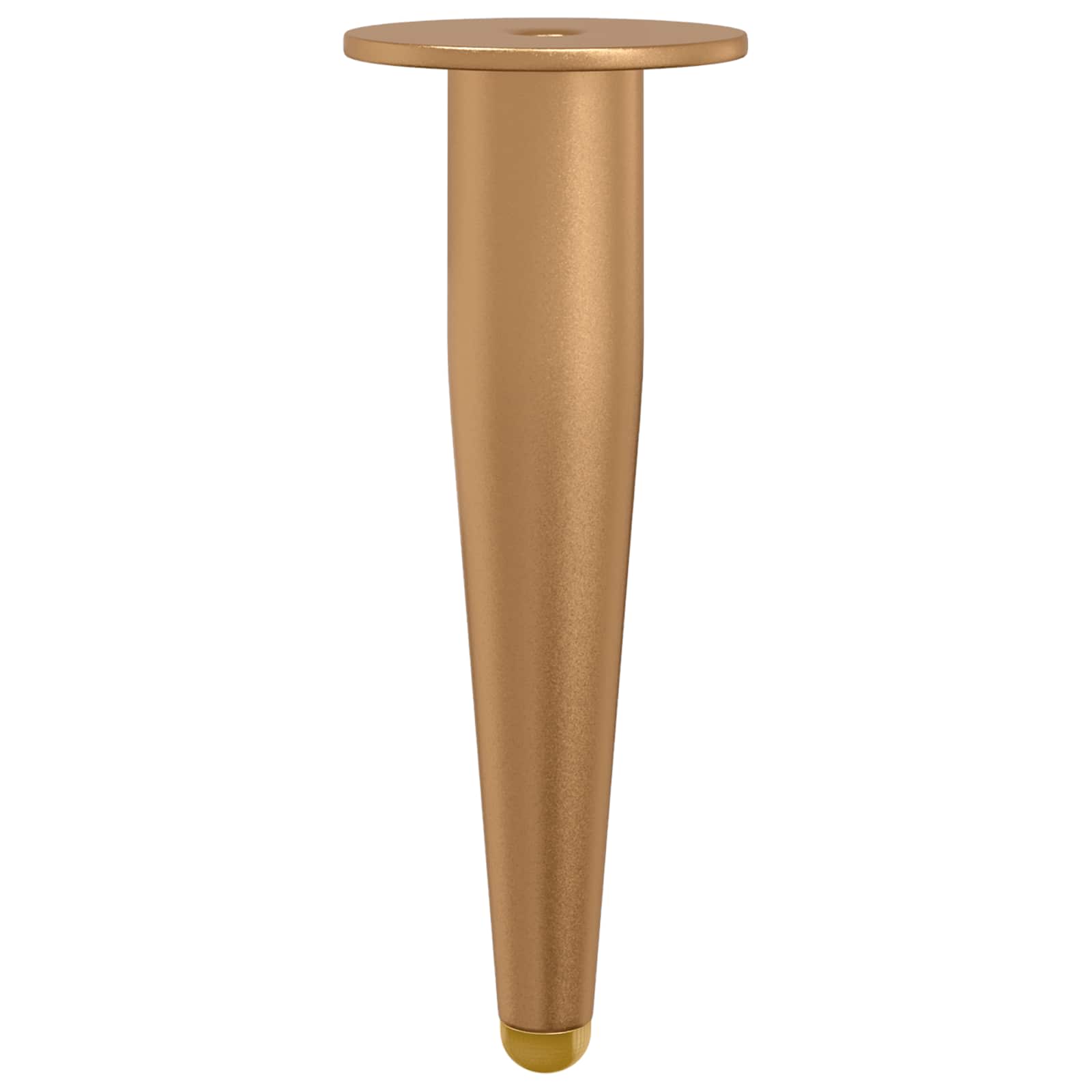 vidaXL Nogi Stojące 2 szt. złoty 98 x 40 mm Żelazo