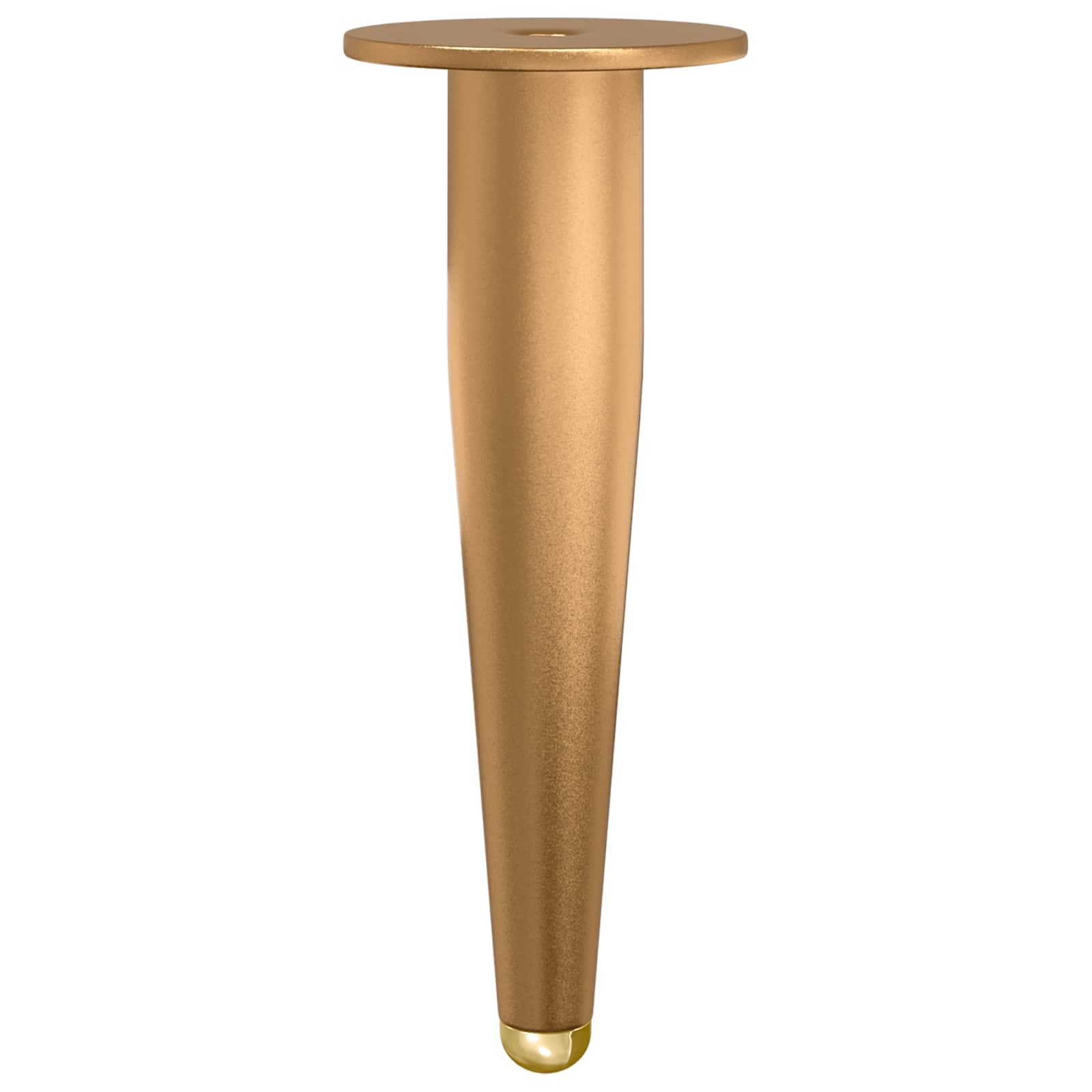 vidaXL Nogi Stojące 2 szt. złoty 98 x 40 mm Żelazo