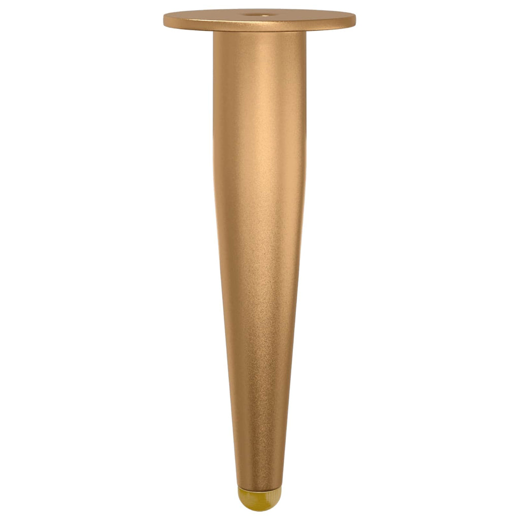 vidaXL Nogi Stojące 2 szt. złoty 98 x 40 mm Żelazo