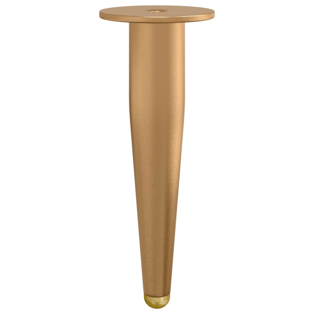 vidaXL Nogi Stojące 2 szt. złoty 98 x 40 mm Żelazo