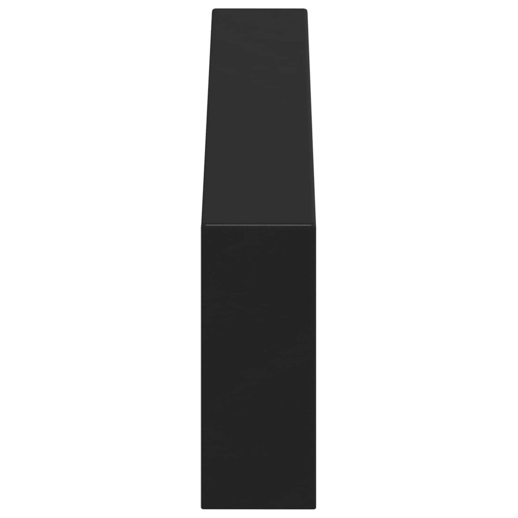 vidaXL Nóżki meblowe 12 pcs Czarny 311 x 40,5 x 100 mm Żelazo