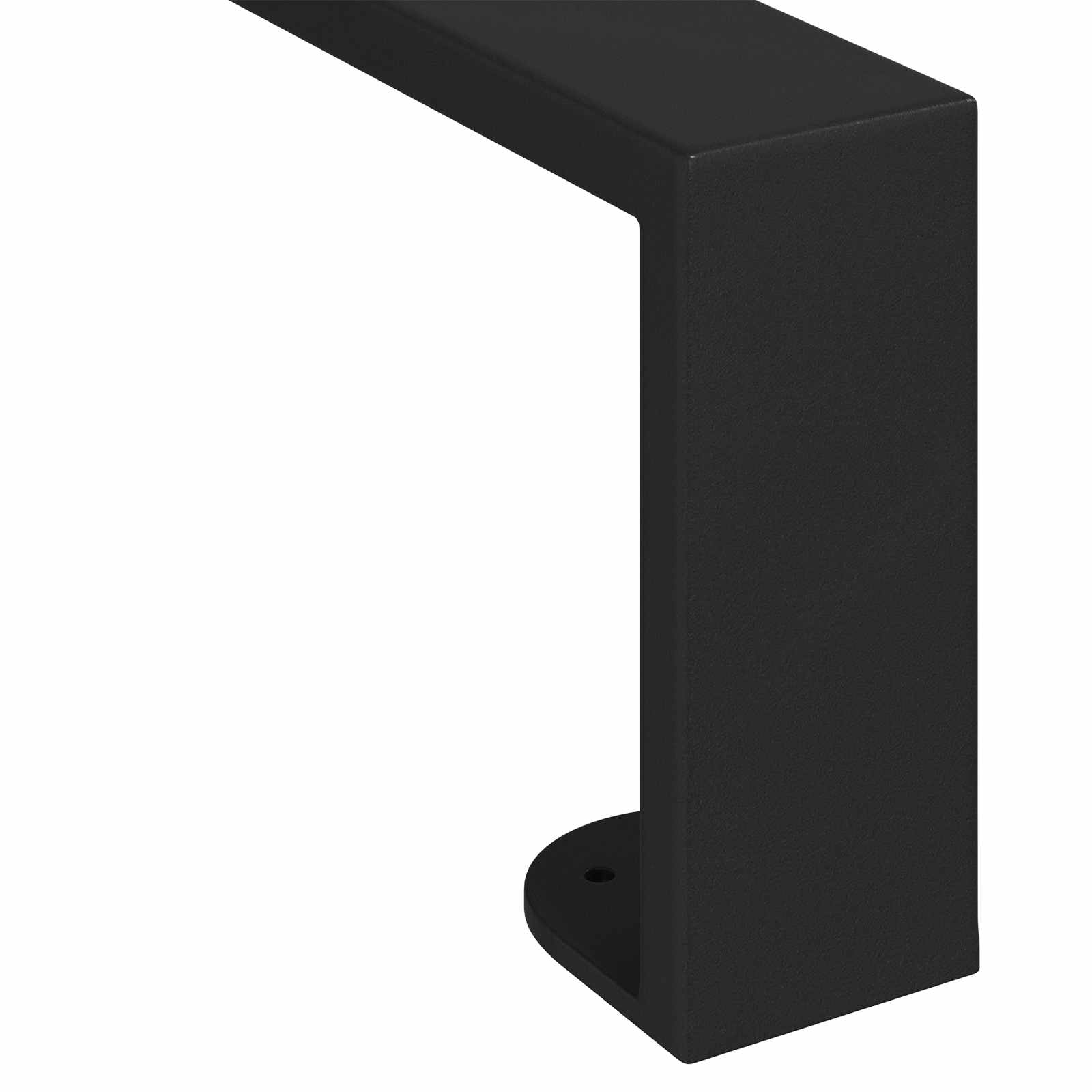 vidaXL Nóżki meblowe 12 pcs Czarny 481 x 40,5 x 100 mm Żelazo