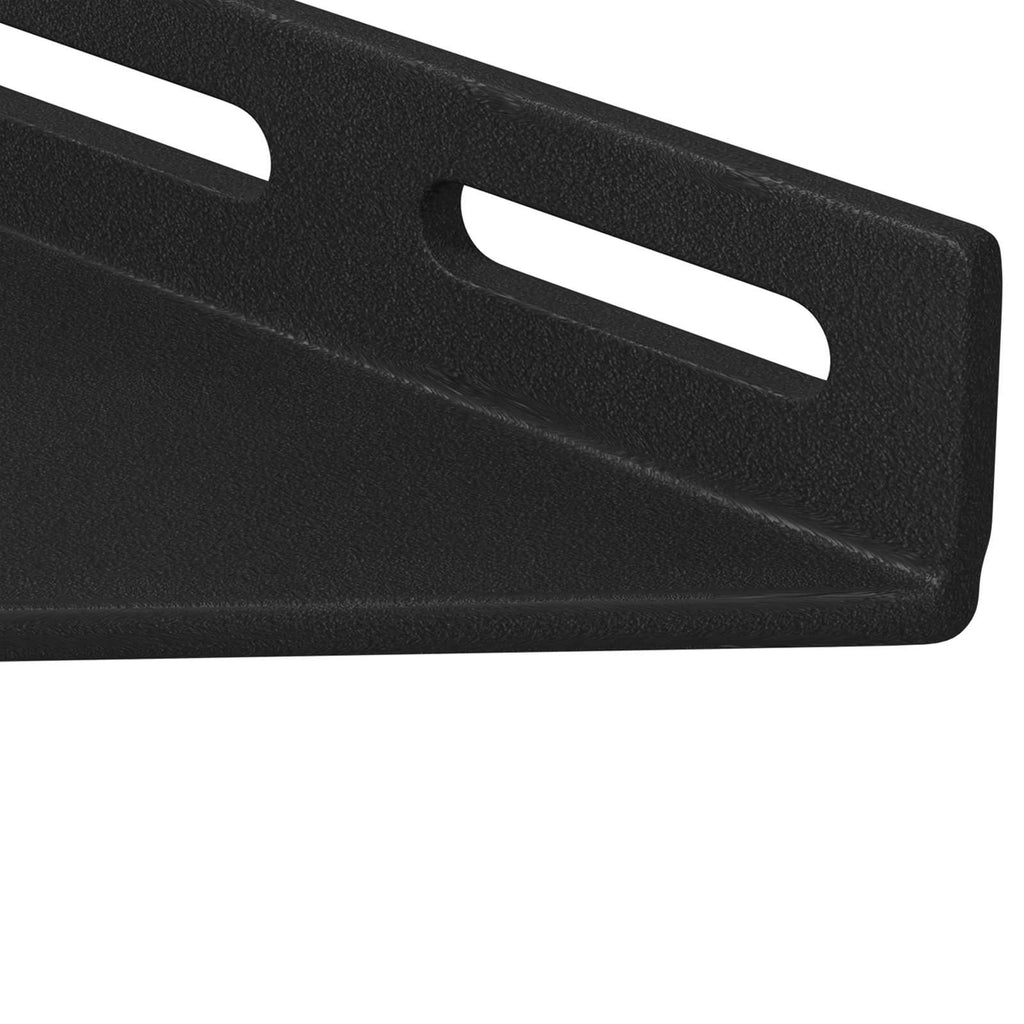 vidaXL Uchwyt narożny 2 pcs Czarny 138,5 x 50,5 x 16 mm Żelazo