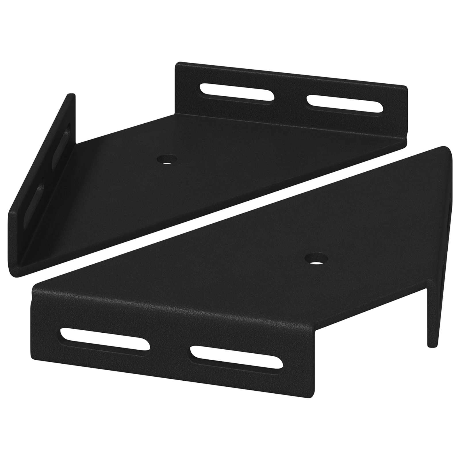 vidaXL Uchwyt narożny 2 pcs Czarny 138,5 x 50,5 x 16 mm Żelazo