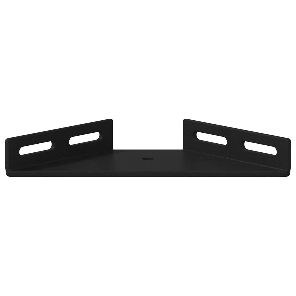 vidaXL Uchwyt narożny 12 pcs Czarny 138,5 x 50,5 x 16 mm Żelazo