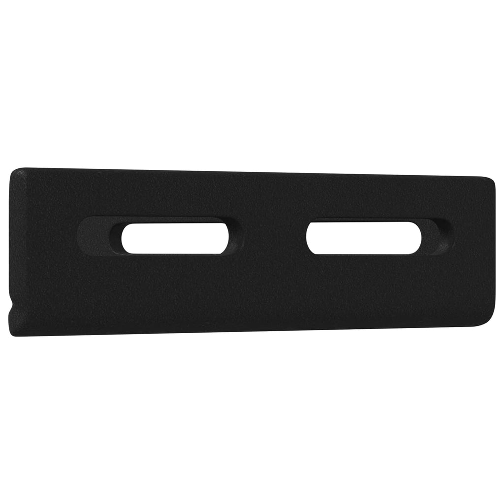 vidaXL Uchwyt narożny 12 pcs Czarny 138,5 x 50,5 x 16 mm Żelazo