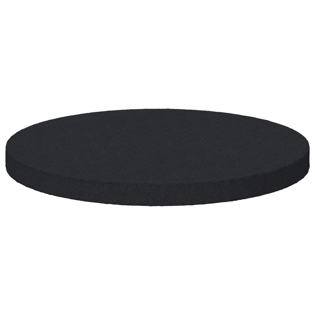 vidaXL Podkładki Na Nogi Mebli 2 pcs Czarny Ø 30 x 2 mm EVA