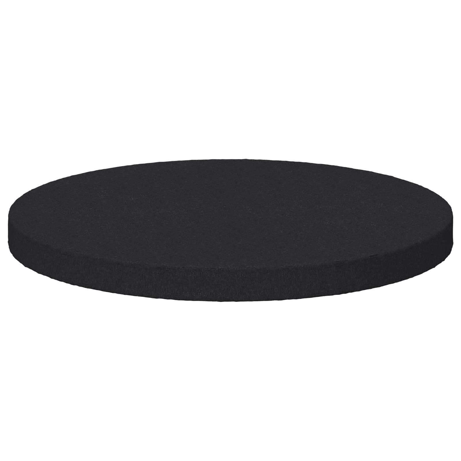 vidaXL Podkładki Na Nogi Mebli 2 pcs Czarny Ø 30 x 2 mm EVA